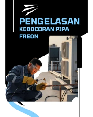 Las Perbaikan Kebocoran Pipa Freon + Isi Freon | Jasa Service AC Terdekat & Bergaransi